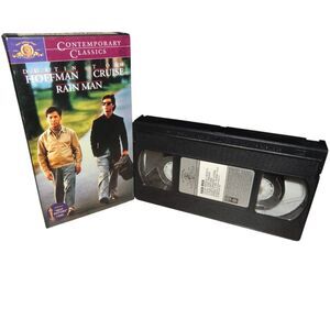 RAIN MAN Dustin Hoffman Tom Cruise vintage VHS in original paper case